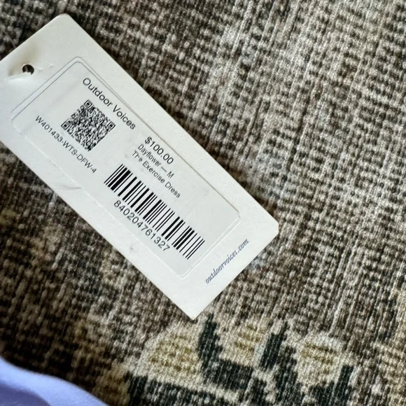 NWT Outdoor Voices Exercise Dress in “Dayflower” - Picture 9 of 9